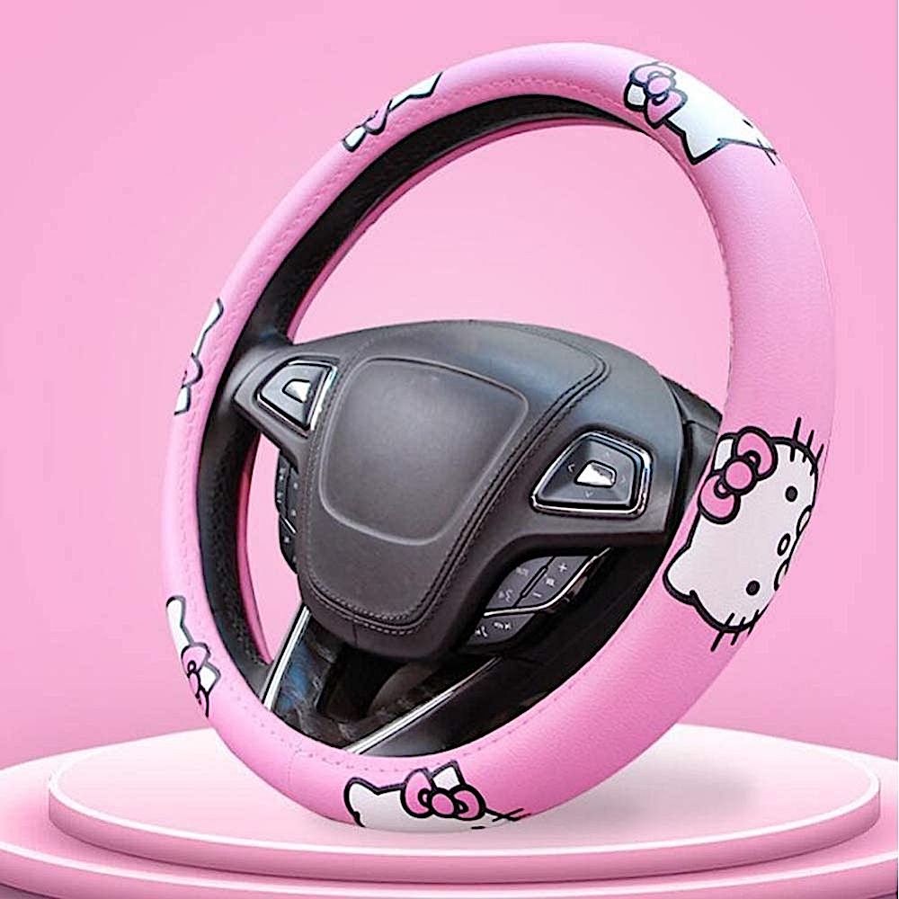 Pink Evil Eye Steering Wheel Covercar Steering Wheel 